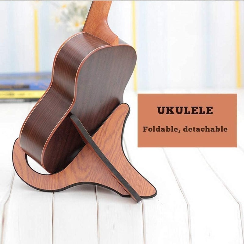 LeSage Wooden Violins Stand Holder, Portable Ukulele Stand Floor Folding Ukelele Stand for Violins, Mandolins,String Instruments - Image 5